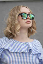 Load image into Gallery viewer, Foxy - Black / Blue Mirror