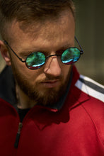 Load image into Gallery viewer, Eric - Black / Blue Mirror