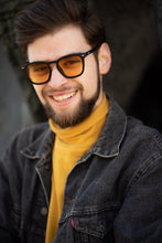 Load image into Gallery viewer, SOL - Matte Black / Transparent Yellow