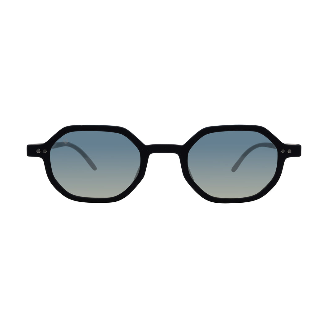 Axel - Matt Black / Gradient Blue