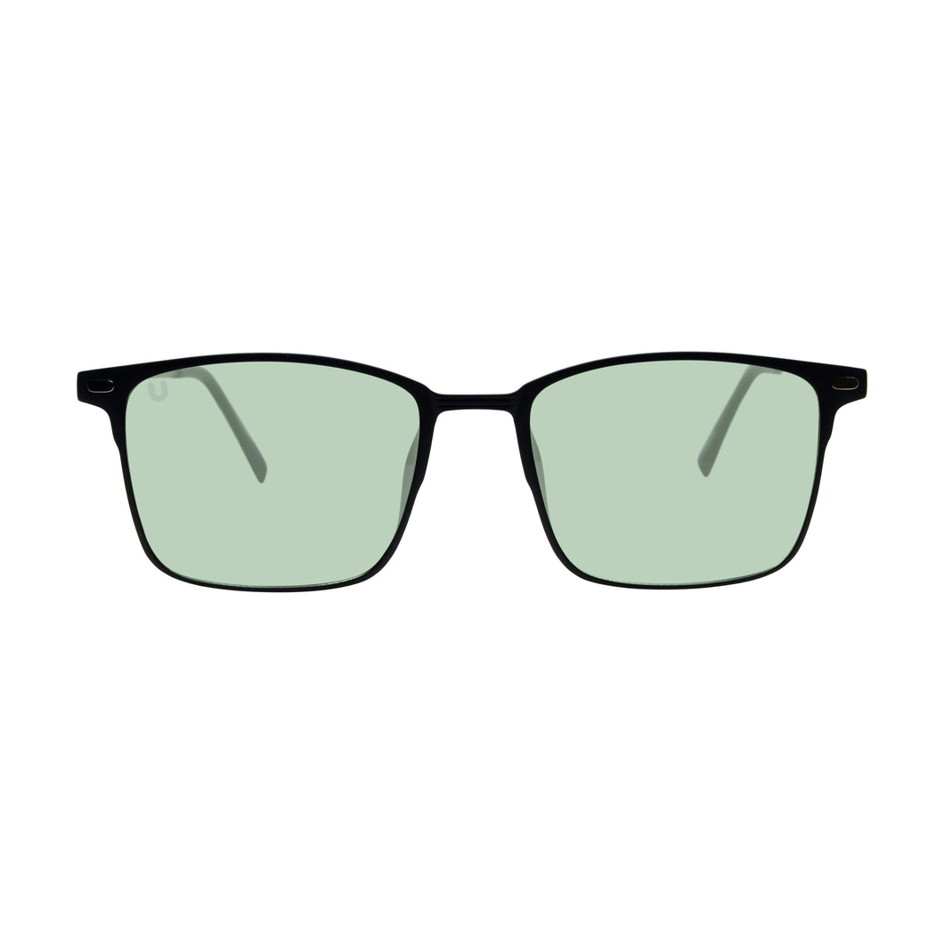 Cleo - Black / Tint Green