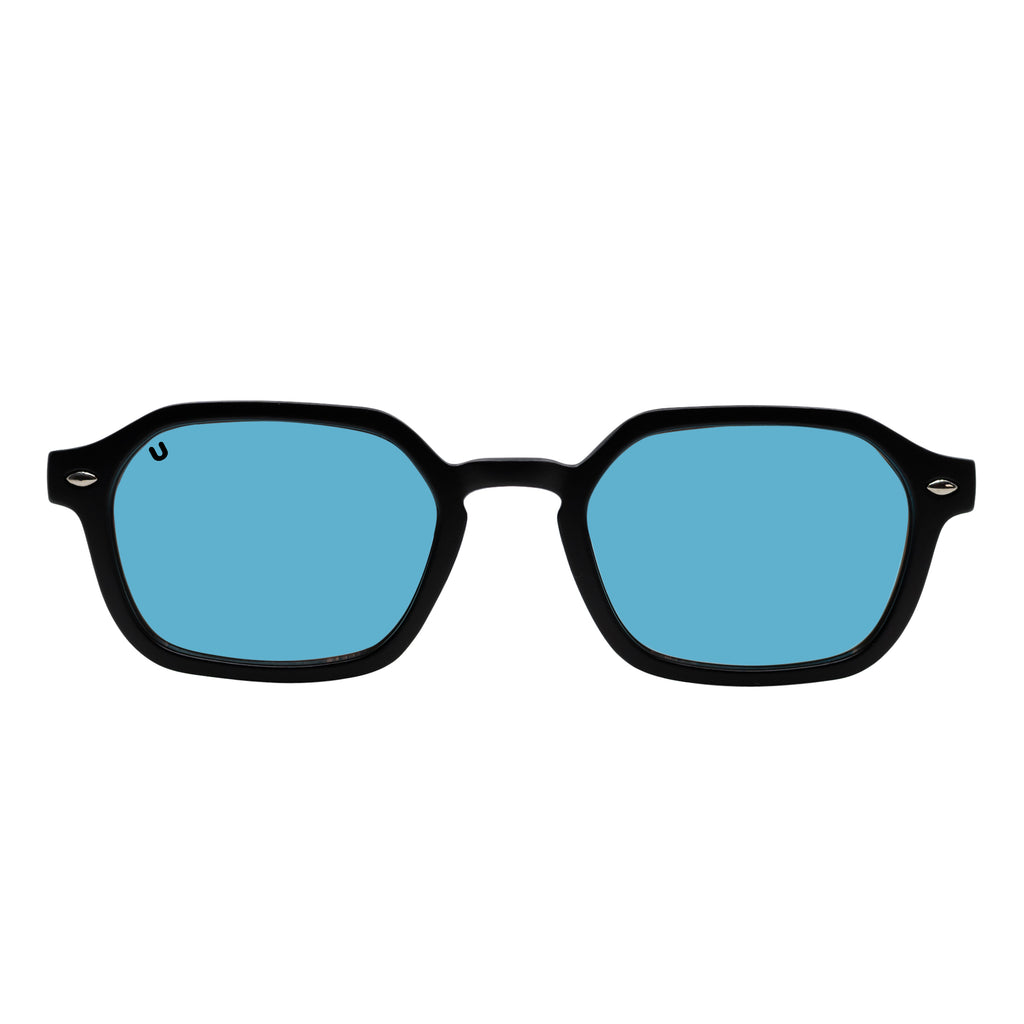 Glare - Black / Blue Mirror