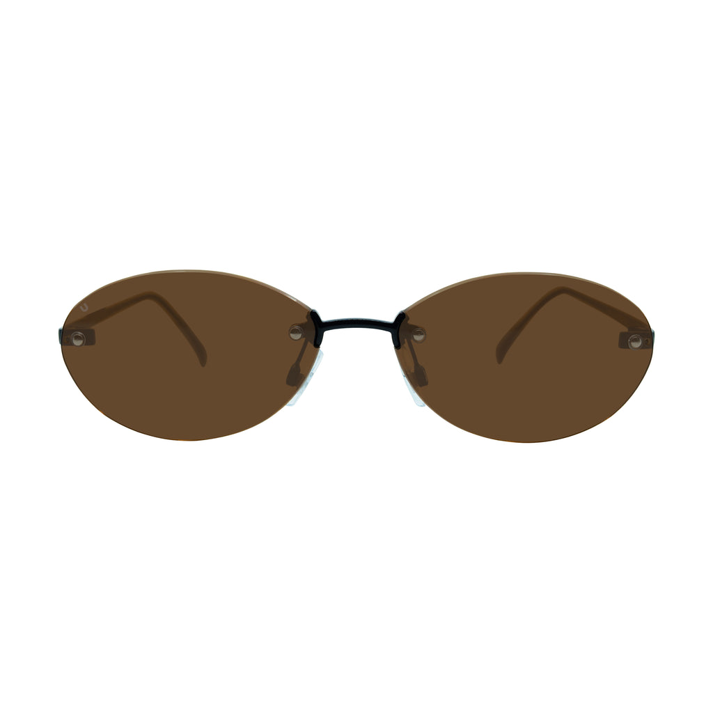 Lenon - Shiny Black / Brown