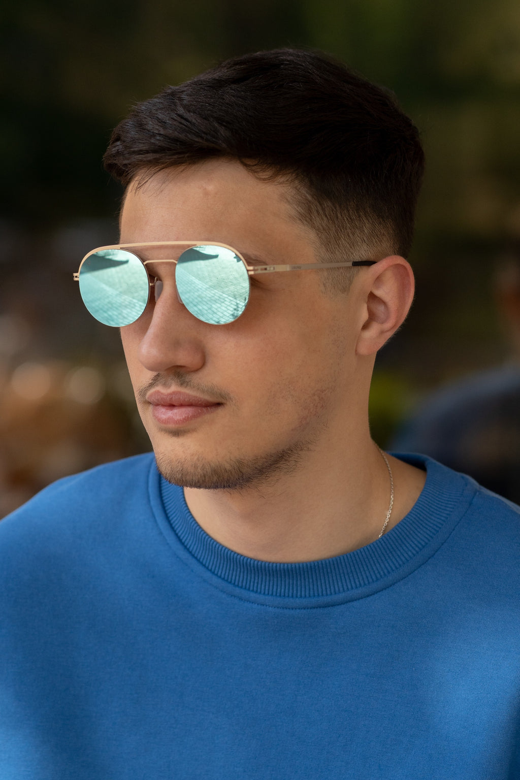 Corbin - Silver / Blue