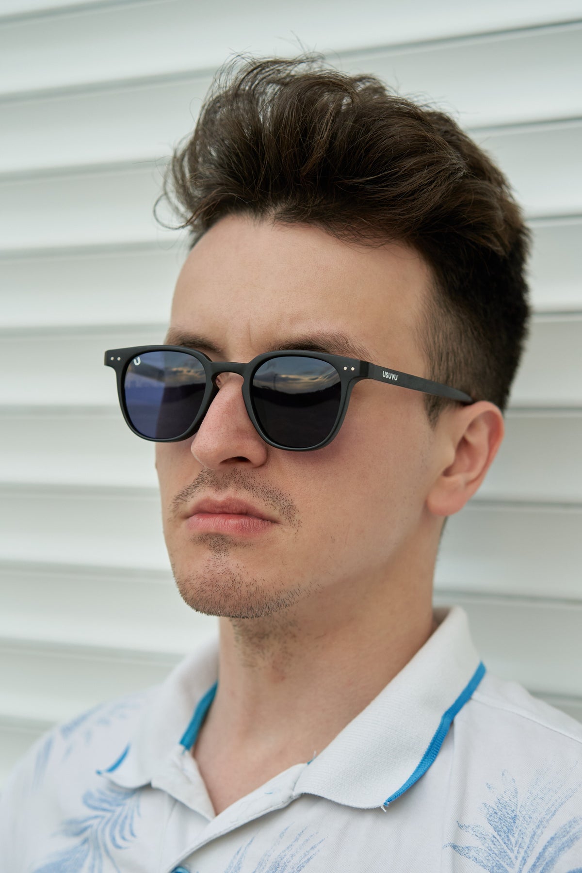 Cade - Black / Light Blue Smoke