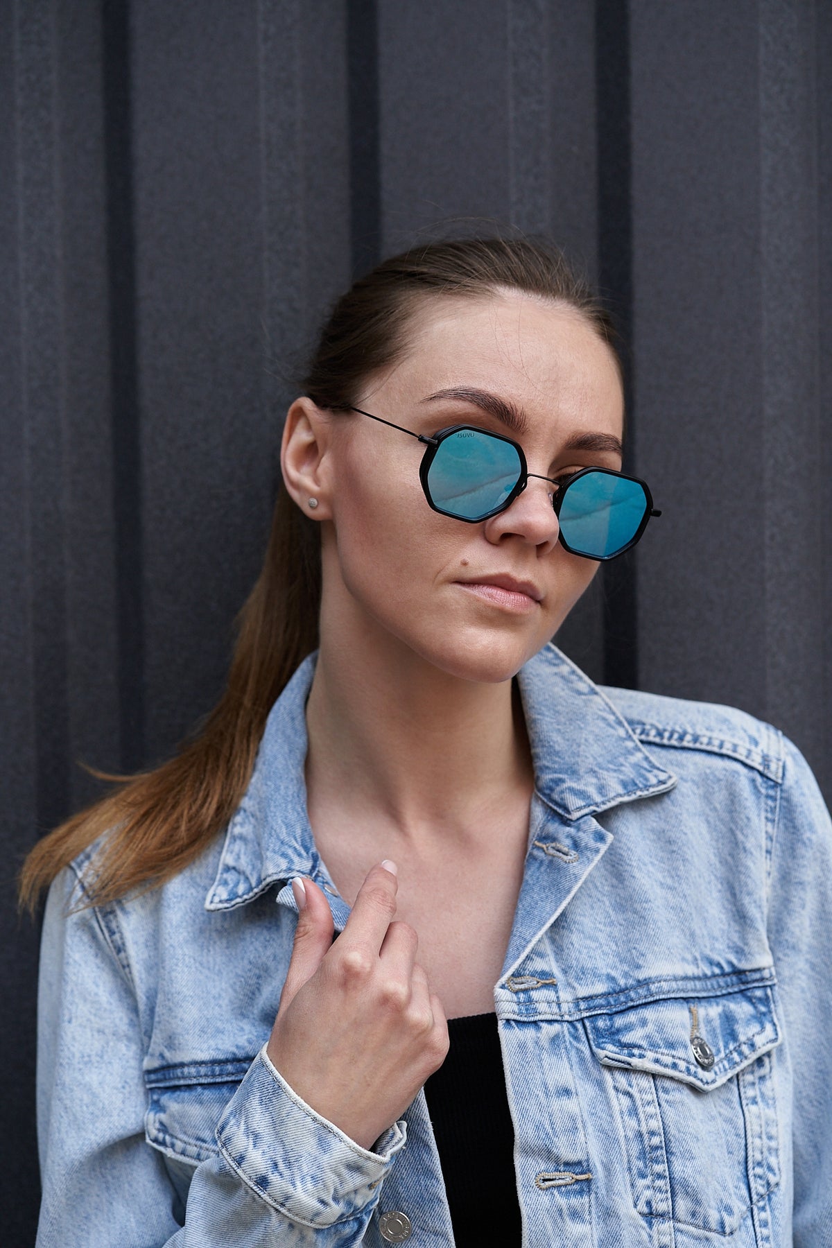 Texa - Black / Blue Mirror