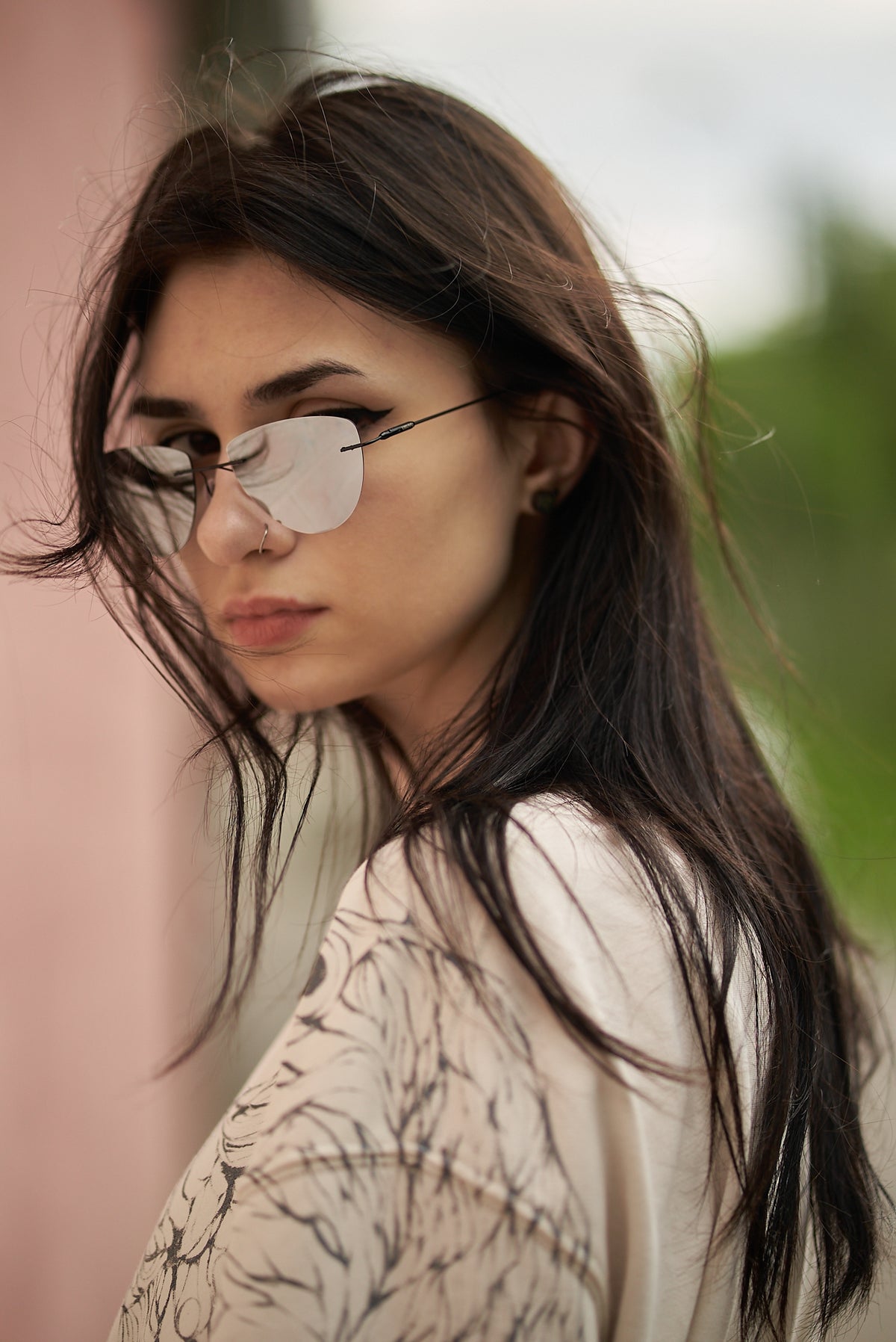 Lura - Black / Silver Mirror
