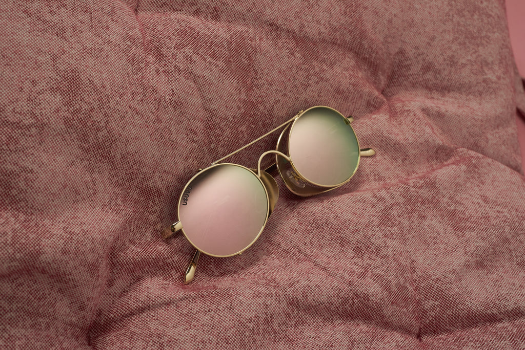 Canal - Gold / Pink Mirror