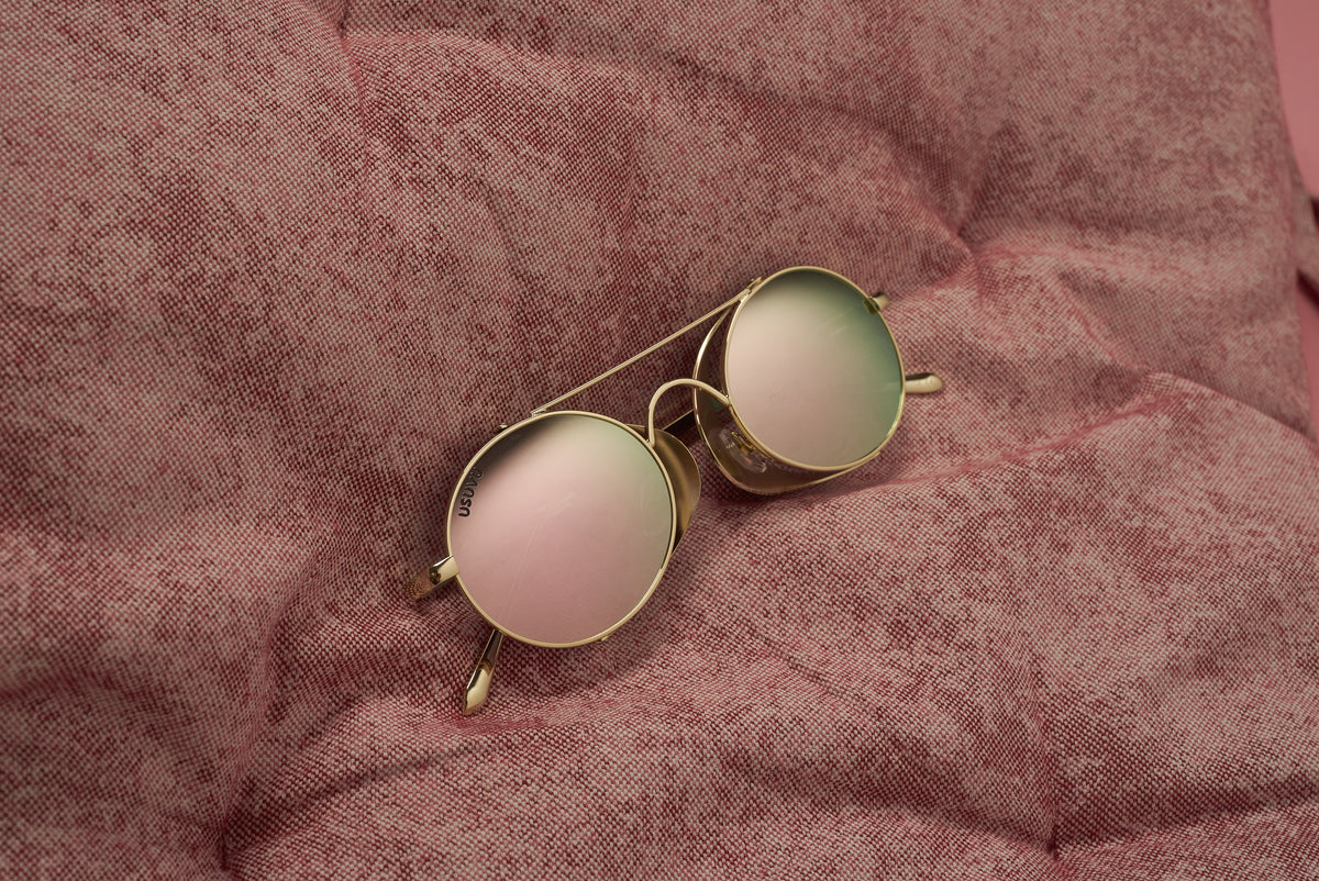 Canal - Gold / Pink Mirror