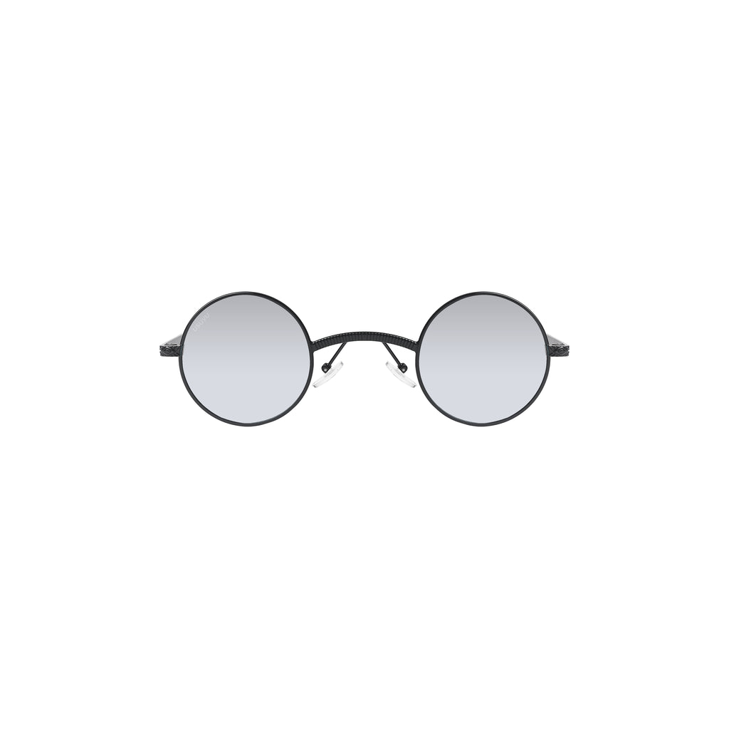 Eric - Black  / Silver Mirror