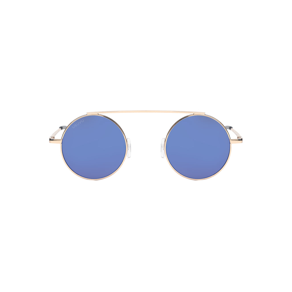 Oval - Gold / Blue