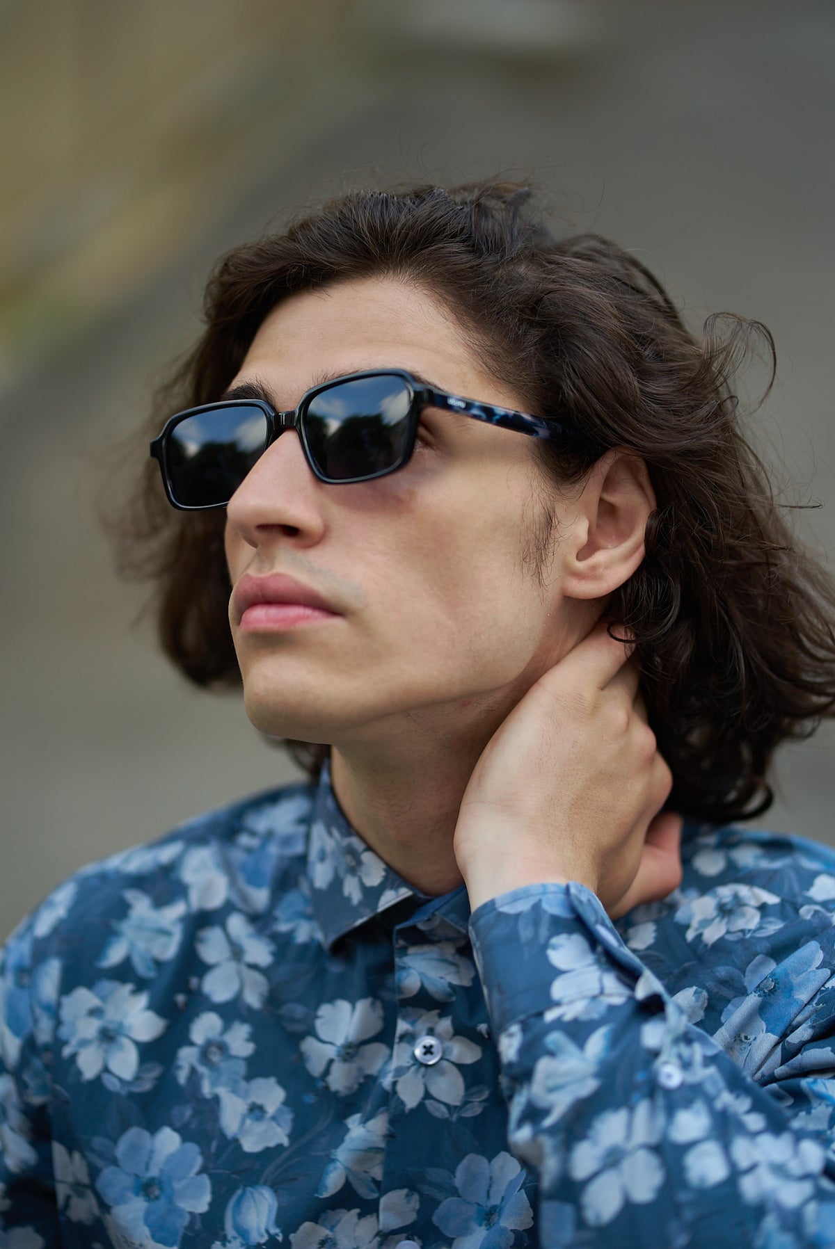 Retro - Black Blue Tortoise / Blue
