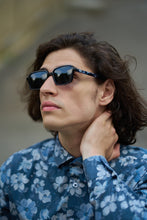 Load image into Gallery viewer, Retro - Black Blue Tortoise / Blue
