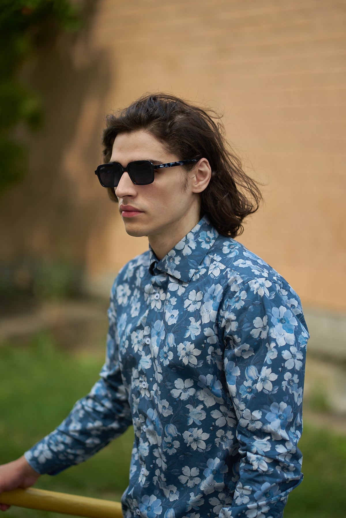 Retro - Black Blue Tortoise / Blue