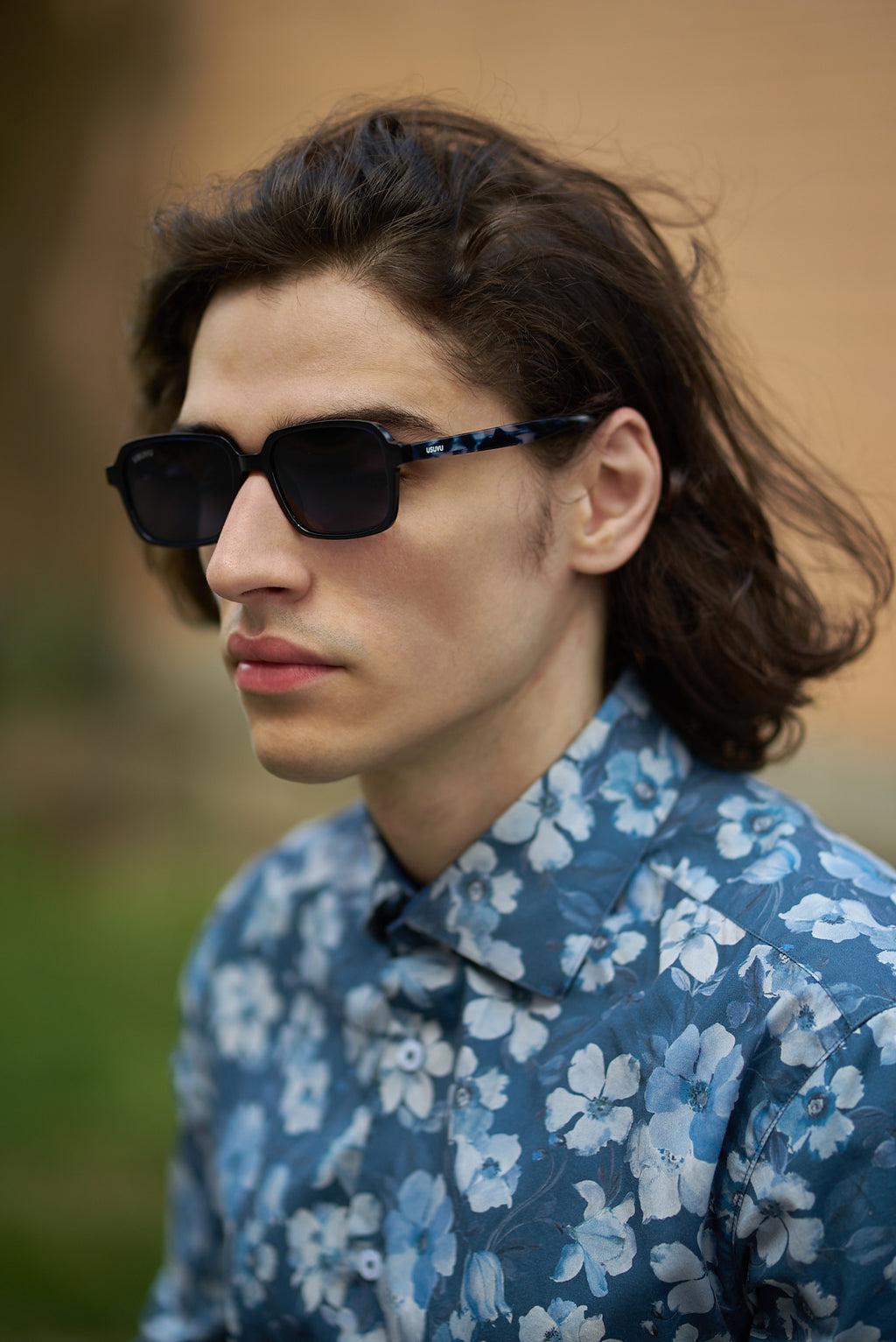 Retro - Black Blue Tortoise / Blue